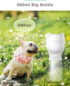 Dog Cat Water Travel Bottle